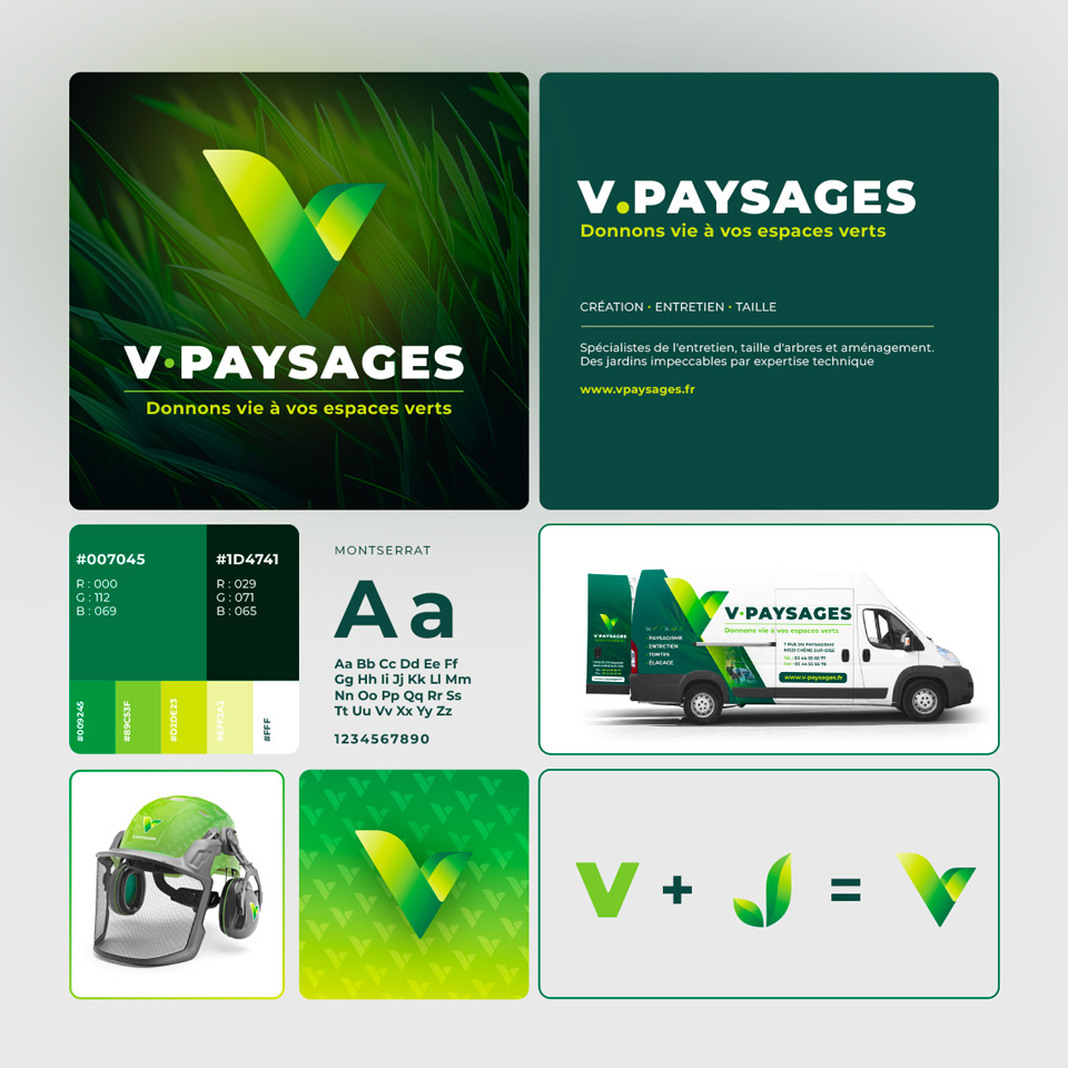 design system logo V.Paysages